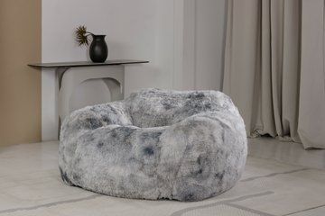 Бескаркасное кресло VETRO Аляска полярная ночь