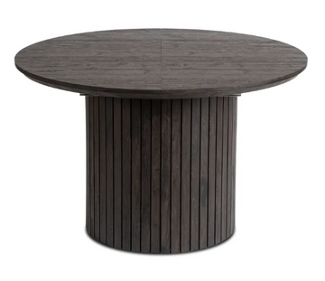 Стіл круглий розкладний MEBEL ELITE CHARLES 120-160х120 см Чорний