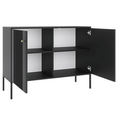 Комод MEBEL ELITE SOFT Черный