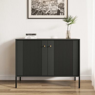 Комод MEBEL ELITE SOFT Черный