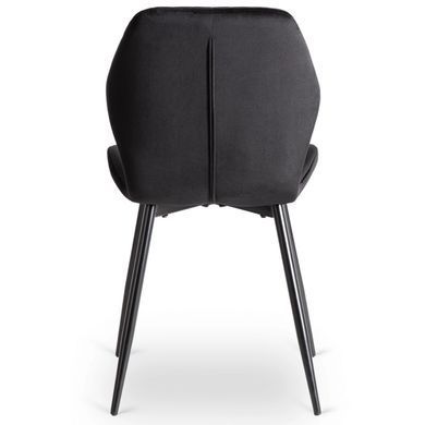 Стул бархатный MEBEL ELITE LILAC Черный