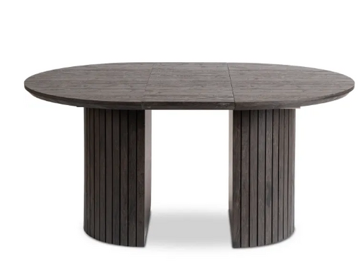 Стіл круглий розкладний MEBEL ELITE CHARLES 120-160х120 см Чорний