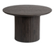 Стіл круглий розкладний MEBEL ELITE CHARLES 120-160х120 см Чорний