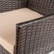 Комплект садових меблів MEBEL ELITE MORADO Коричневий