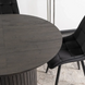 Стіл круглий розкладний MEBEL ELITE CHARLES 120-160х120 см Чорний