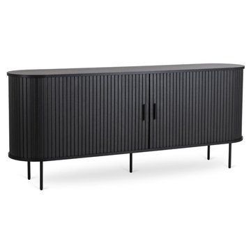 Комод MEBEL ELITE TRISH 180 см Черный