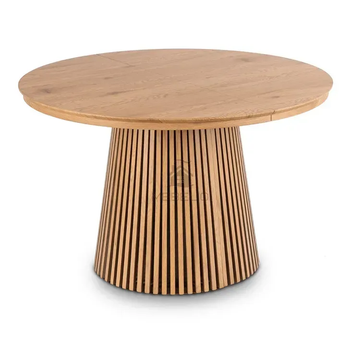 Стіл розкладний круглий MEBEL ELITE ADRIEN 120(200)х120 см Дуб