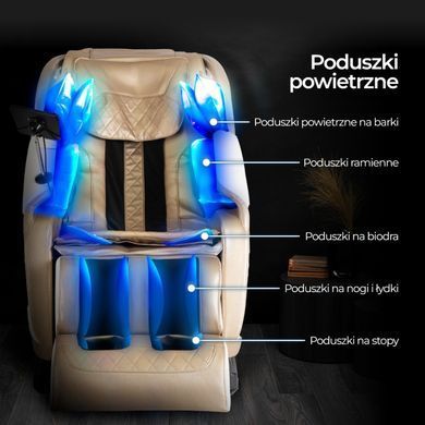 Кресло массажное MEBEL ELITE RX ULTRA PRO MAX Бежевый