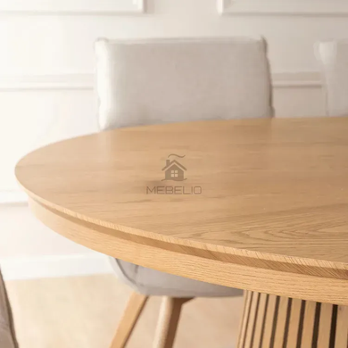Стол раскладной круглый MEBEL ELITE ADRIEN 120(200)х120 см Дуб