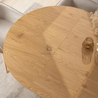 Стол раскладной круглый MEBEL ELITE ADRIEN 120(200)х120 см Дуб
