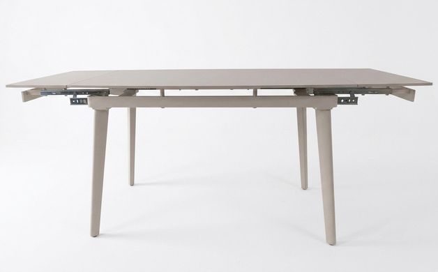 Стол LORIAN CERAMIC 120(180)*80 белый/кашемир