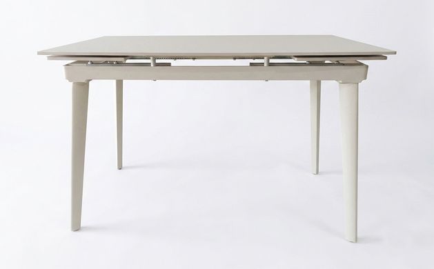 Стол LORIAN CERAMIC 120(180)*80 белый/кашемир