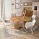 Стол раскладной круглый MEBEL ELITE ADRIEN 120(200)х120 см Дуб