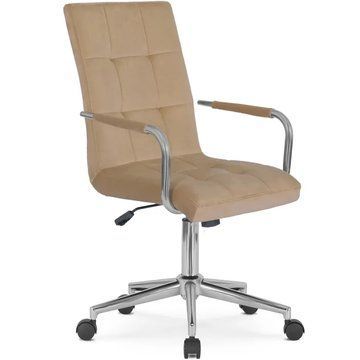 Кресло офисное поворотное MEBEL ELITE BOSTON Velvet Бежевый