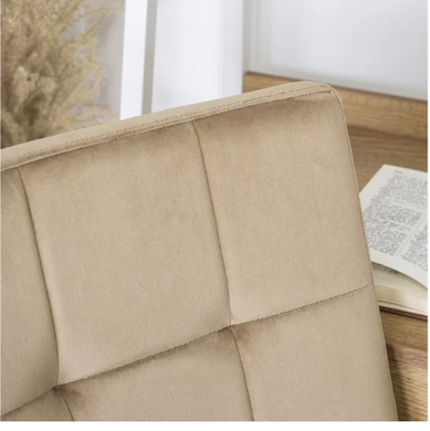 Кресло офисное поворотное MEBEL ELITE BOSTON Velvet Бежевый