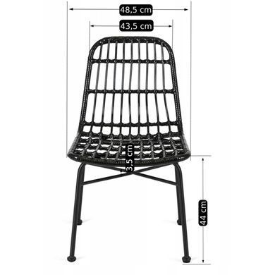 Комплект садовой мебели MEBEL ELITE WALDI Черный