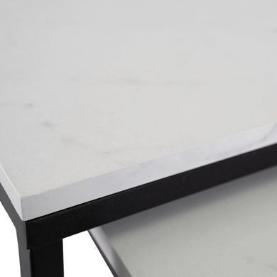 Комплект журнальных столов MEBEL ELITE ORI Marmur 50*50 см Белый