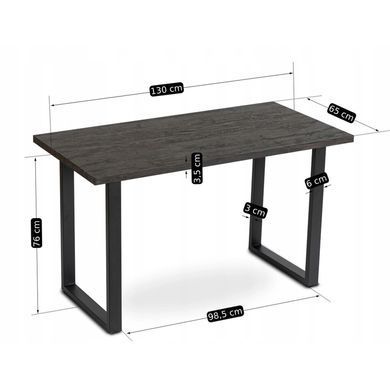 Обідній стіл MEBEL ELITE ALTE MAX Чорний