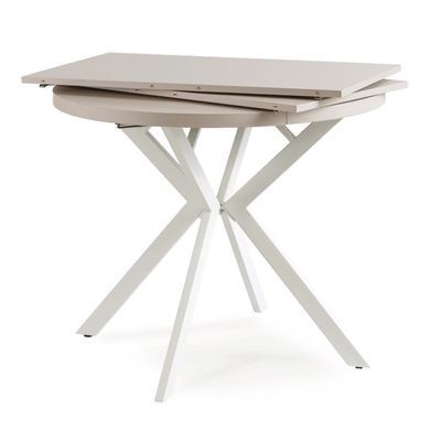 Розкладний обідній стіл MEBEL ELITE DORIAN 80(160)*80 Кашемір