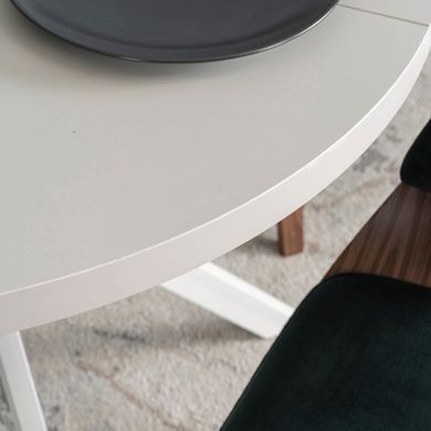 Розкладний обідній стіл MEBEL ELITE DORIAN 80(160)*80 Кашемір