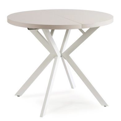 Розкладний обідній стіл MEBEL ELITE DORIAN 80(160)*80 Кашемір