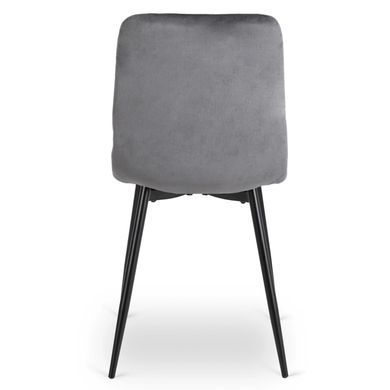Стілець MEBEL ELITE FORIS Сірий Velvet