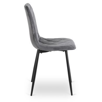 Стілець MEBEL ELITE FORIS Сірий Velvet