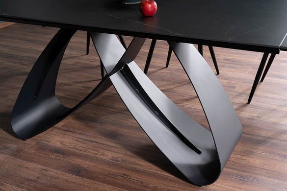 Стіл Samanta Ceramic 160(240)X90 см Чорний Мат SIGNAL