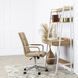 Кресло офисное поворотное MEBEL ELITE BOSTON Velvet Бежевый