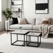 Комплект журнальных столов MEBEL ELITE ORI Marmur 50*50 см Белый