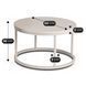 Набір столиків MEBEL ELITE Nelly Max 80 см*60 см Кашемір