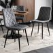 Стілець MEBEL ELITE FORIS Сірий Velvet