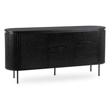 Комод MEBEL ELITE BECK 160 см Черный