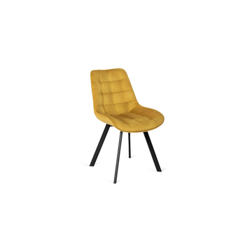 Стілець оксамитовий MEBEL ELITE RICK Velvet Гірчичний