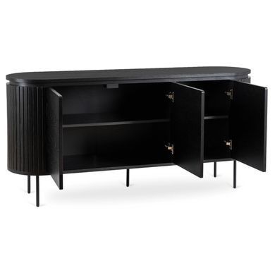 Комод MEBEL ELITE BECK 160 см Черный