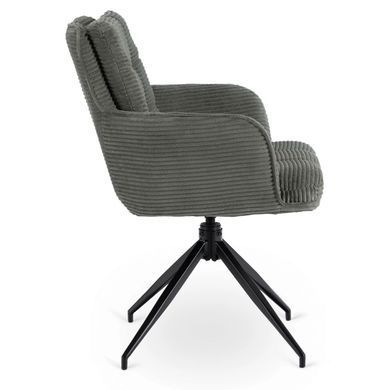 Обеденный стул поворотный MEBEL ELITE AKITA Velvet Зеленый