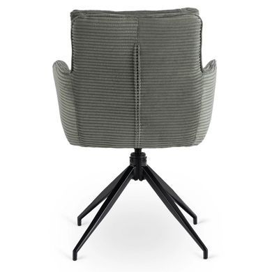 Обеденный стул поворотный MEBEL ELITE AKITA Velvet Зеленый