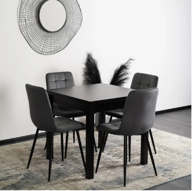 Стол раскладной MEBEL ELITE MAX 80-160х80 см черный