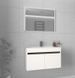 Тумба настенная под умывальник FIGARO 80/2D Белый HALMAR