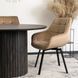 Стілець поворотний оксамитовий MEBEL ELITE LUNA Velvet Бежевий