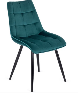 Стілець оксамитовий MEBEL ELITE RIO Velvet Бірюзовий