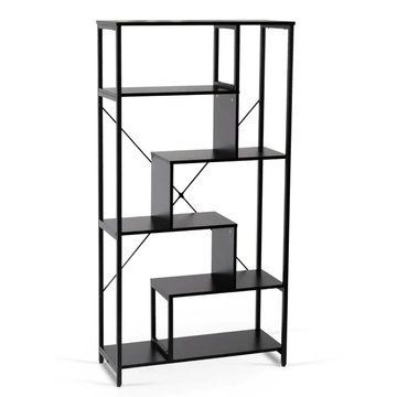 Стеллаж MEBEL ELITE AKRIS черный