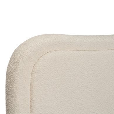Кровать MEBEL ELITE HAGA Boucle 160x200 см Кремовая