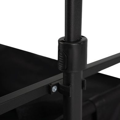 Садовая складная тележка MEBEL ELITE GILBERT 70 л Черный