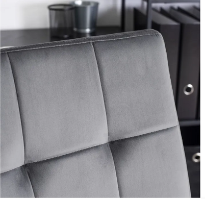 Кресло офисное поворотное MEBEL ELITE BOSTON Velvet Серый