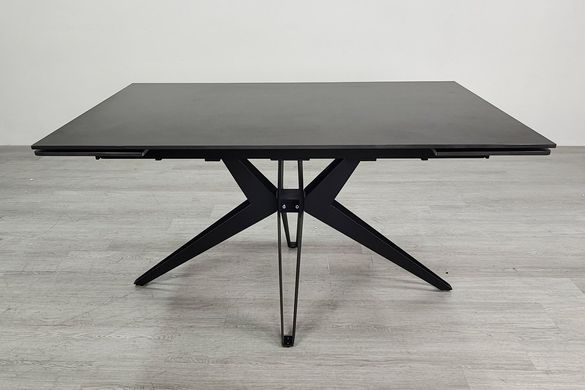 Стіл INTARSIO VINCENT CERAMIC 140(200)*90 Графіт мат/Чорний