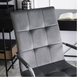 Кресло офисное поворотное MEBEL ELITE BOSTON Velvet Серый