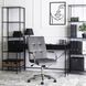 Кресло офисное поворотное MEBEL ELITE BOSTON Velvet Серый