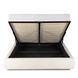 Кровать MEBEL ELITE HAGA Boucle 160x200 см Кремовая