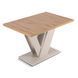 Стол MEBEL ELITE CLARK 120-160 см Дуб Артизан/Кашемир